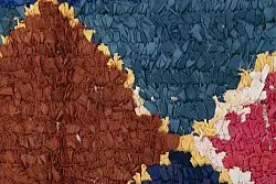 Moroccan Berber rug Boucherouite 250 x 120 cm
