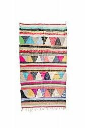 Moroccan Berber rug Boucherouite 145 x 260 cm