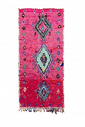 Moroccan Berber rug Boucherouite 250 x 115 cm