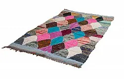 Moroccan Berber rug Boucherouite 125 x 225 cm