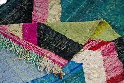 Moroccan Berber rug Boucherouite 125 x 240 cm