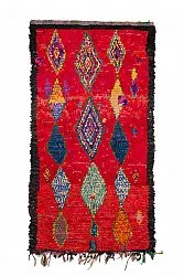 Moroccan Berber rug Boucherouite 290 x 150 cm