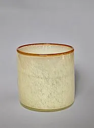 Candle holder M - Harmony (beige/amber)