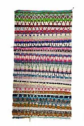 Moroccan Berber rug Boucherouite 150 x 280 cm