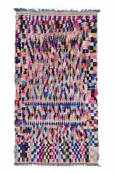 Moroccan Berber rug Boucherouite 265 x 145 cm