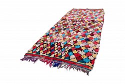 Moroccan Berber rug Boucherouite 300 x 135 cm