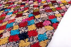Moroccan Berber rug Boucherouite 300 x 135 cm
