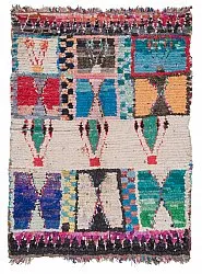 Moroccan Berber rug Boucherouite 225 x 170 cm