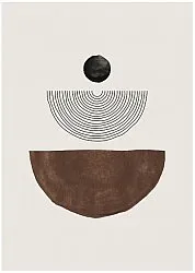 Wilton rug - Rennes (beige/black/brown)