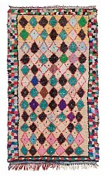 Moroccan Berber rug Boucherouite 255 x 150 cm