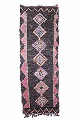 Moroccan Berber rug Boucherouite 355 x 125 cm