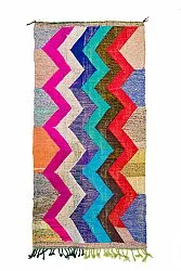 Moroccan Berber rug Boucherouite 135 x 265 cm
