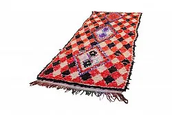 Moroccan Berber rug Boucherouite 255 x 105 cm