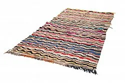 Moroccan Berber rug Boucherouite 150 x 305 cm