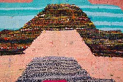Moroccan Berber rug Boucherouite 145 x 235 cm