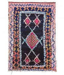 Moroccan Berber rug Boucherouite 200 x 145 cm
