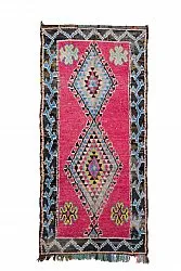 Moroccan Berber rug Boucherouite 275 x 130 cm