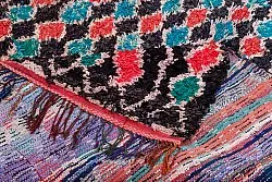 Moroccan Berber rug Boucherouite 395 x 180 cm