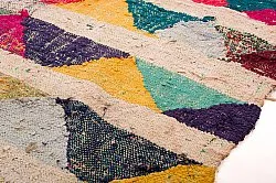 Moroccan Berber rug Boucherouite 145 x 330 cm