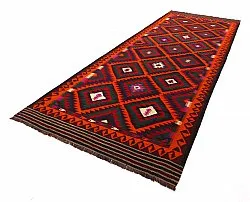 Oriental kilim rug 379 x 173 cm