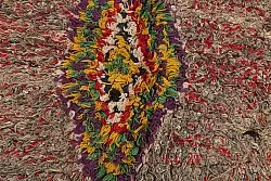 Moroccan Berber rug Boucherouite 230 x 80 cm