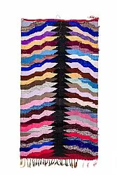 Moroccan Berber rug Boucherouite 145 x 275 cm