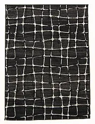 Wilton rug - Florence Cross (black)