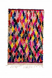 Moroccan Berber rug Boucherouite 240 x 125 cm