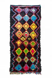 Moroccan Berber rug Boucherouite 120 x 285 cm