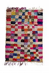 Moroccan Berber rug Boucherouite 220 x 150 cm