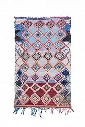 Moroccan Berber rug Boucherouite 210 x 125 cm
