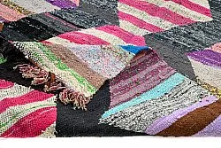 Moroccan Berber rug Boucherouite 130 x 265 cm