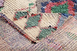 Moroccan Berber rug Boucherouite 240 x 110 cm