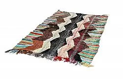 Moroccan Berber rug Boucherouite 140 x 230 cm