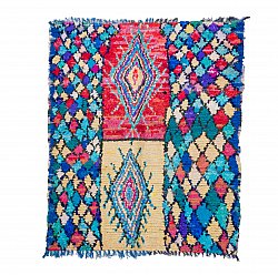 Moroccan Berber rug Boucherouite 155 x 135 cm