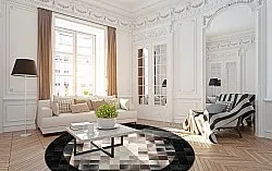 Round rug - Livada (black/multi)