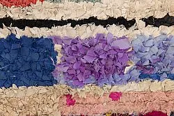 Moroccan Berber rug Boucherouite 230 x 135 cm