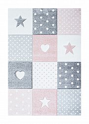 Childrens rugs - Atlas Star (pink)
