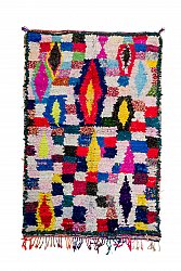 Moroccan Berber rug Boucherouite 215 x 145 cm