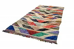 Moroccan Berber rug Boucherouite 165 x 350 cm