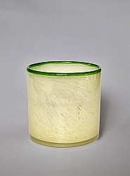 Candle holder M - Harmony (beige/green)
