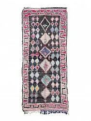 Moroccan Berber rug Boucherouite 310 x 130 cm