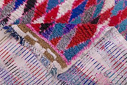 Moroccan Berber rug Boucherouite 220 x 110 cm