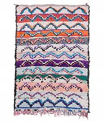 Moroccan Berber rug Boucherouite 205 x 140 cm