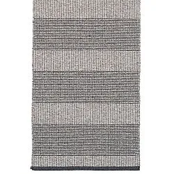 Plastic and Yarn Rugs - Horredsmattan Penny mix (black)