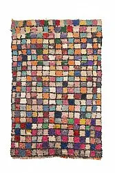 Moroccan Berber rug Boucherouite 230 x 140 cm