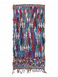 Moroccan Berber rug Boucherouite 270 x 130 cm