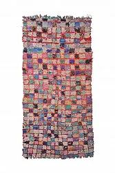 Moroccan Berber rug Boucherouite 255 x 125 cm