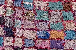 Moroccan Berber rug Boucherouite 255 x 125 cm