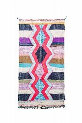 Moroccan Berber rug Boucherouite 115 x 220 cm